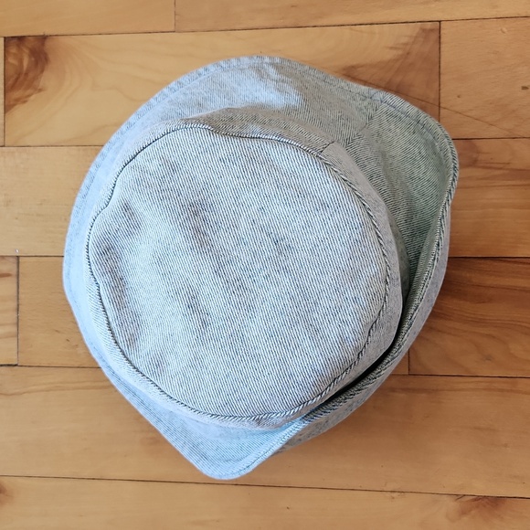 Isabel Marant Loiena Light Denim Bucket Hat - Picture 5 of 11